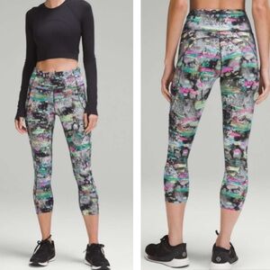 Lululemon Fast and Free High Rise Crops size 2
